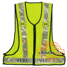 Gilet réfléchissant LED pour la sécurité en haute qualité confortable